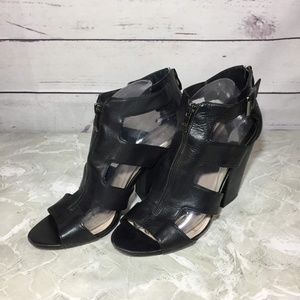 Vince Camuto Zippered Strappy Sandal Heels sz 9.5